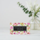 Lentbloemen Visitekaartje (Staand voorkant)