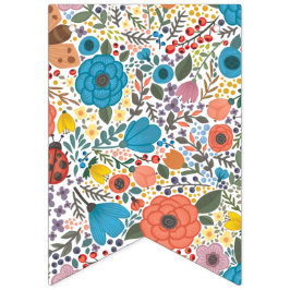 Lentbloemen. Vlaggetjes