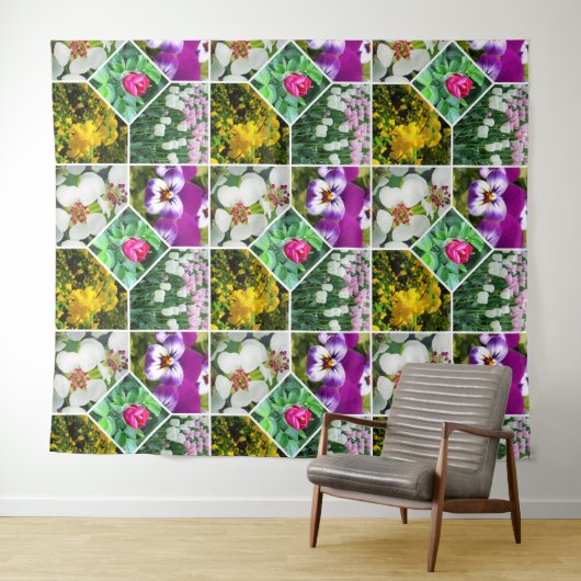 Lentbloemen Wandkleed (In Situ (horizontaal))