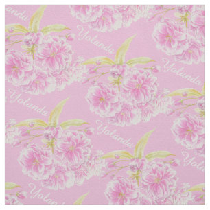 Lentbloemen waterverf bloei roze stof