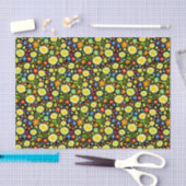 Lentbloemen - zwart tissuepapier (Craft)