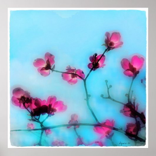 Lentbloesem, poster (Voorkant)