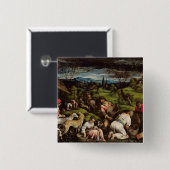 Lente 1576 vierkante button 5,1 cm (Voorkant /achterkant)