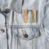 Lente, 1869-70 vierkante button 5,1 cm (In situ)