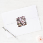 Lente 1894 vierkante sticker (Envelop)