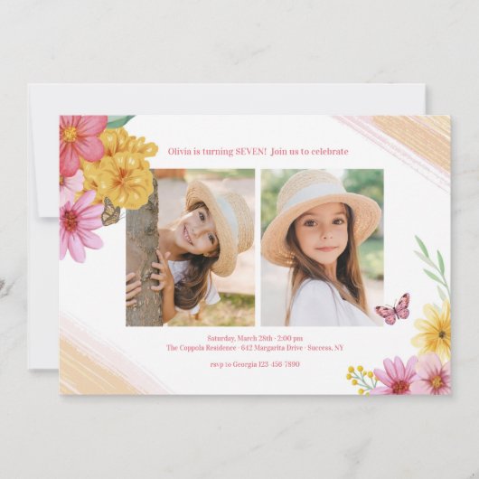 Lente 2 Fotouitnodiging Kaart (Voorkant)