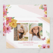 Lente 2 Fotouitnodiging Kaart (Voorkant / Achterkant)