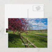 Lente aan de Rivercut Briefkaart (Voorkant / Achterkant)