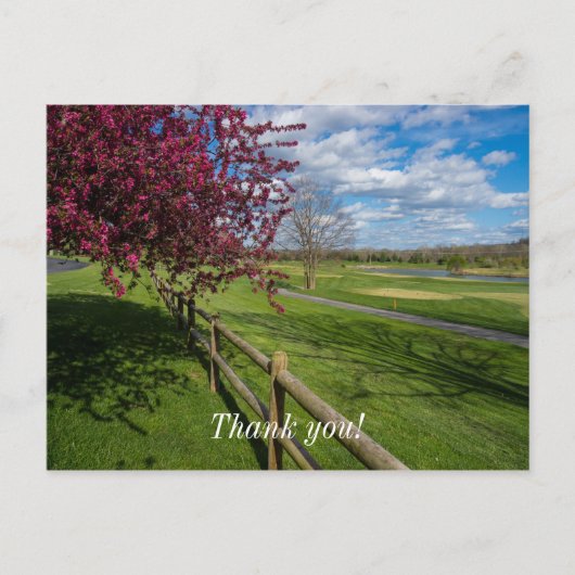 Lente aan de Rivercut Briefkaart (Voorkant)