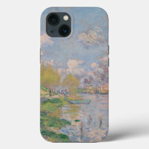 Lente aan de Seine door Monet Impressionistisch iPhone 13 Hoesje