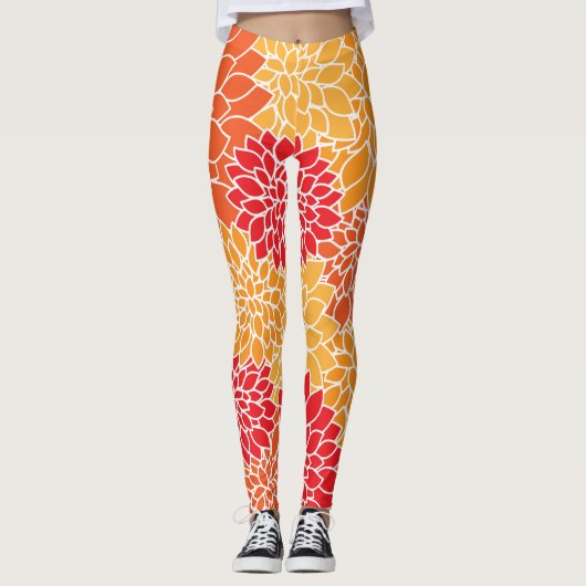 Lente abstract  leggings (Voorkant)