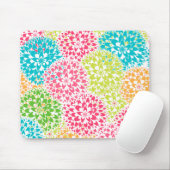 Lente Abstracte bloemen Muismat (Met muis)
