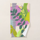 Lente Abstracte kleurenblokken Bad Handdoek (Handdoek)