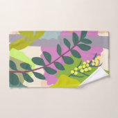 Lente Abstracte kleurenblokken Bad Handdoek (Handdoek)