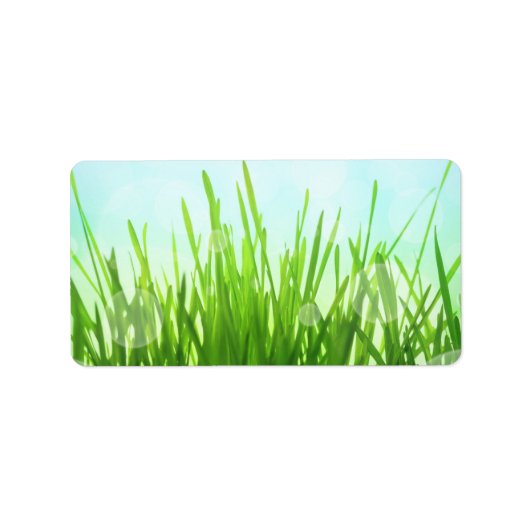 Lente Abstracte Natuur achtergrond Etiket (Voorkant)