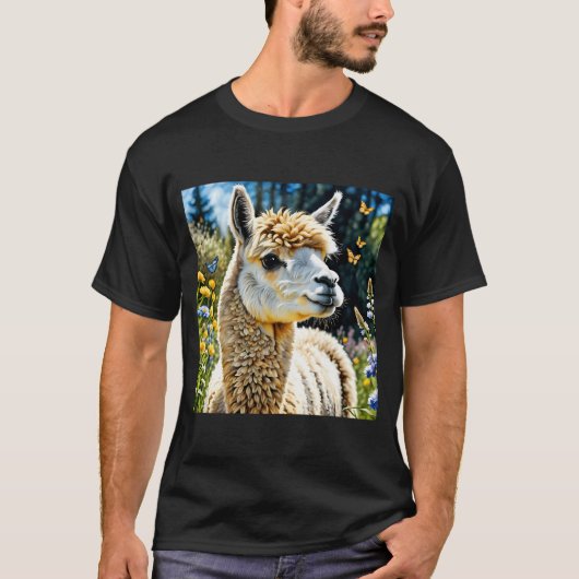 Lente Alpaca T-shirt (Voorkant)