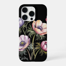 Lente-anemoon waterverf telefoonhoesje