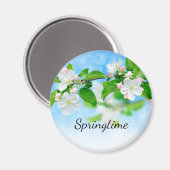 Lente (appelbloemen) magneet (Voorkant / Achterkant)