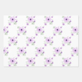 Lente Aquarel Bloemen Inpakpapier – Elégant (Voorkant 2)