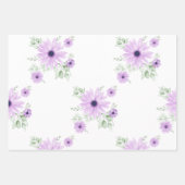 Lente Aquarel Bloemen Inpakpapier – Elégant (Voorkant)