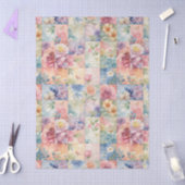 Lente Aquarel Bloemstuk Patchwork Decoupage Papier (Craft)