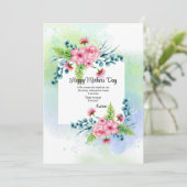 Lente Aquarel Wenskaart Feestdagenkaart (Staand voorkant)