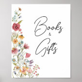 Lente Baby in Bloom Baby shower Boeken en geschenk Poster (Voorkant)