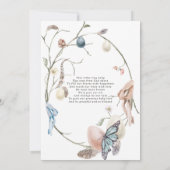 Lente Baby | Pasen Baby shower (Achterkant)