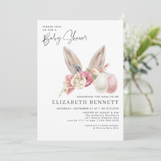 Lente Baby | Pasen Baby shower (Staand voorkant)