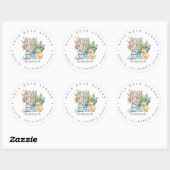 Lente Baby Shower | Pasen Retouradres Label (Vel)