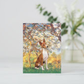 Lente - Basenji Briefkaart (Staand voorkant)