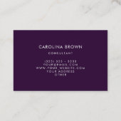 Lente begint professioneel Visitekaartje (Achterkant)