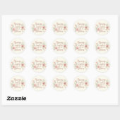 Lente bestellingen in bloei ronde sticker (Vel)