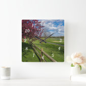Lente bij Rivercut wandklok (Huis)