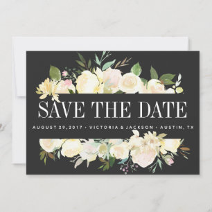 Lente Biologische BRUILOFT Foto opslaan van de dat Save The Date