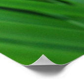 Lente blauwe iris bloemen en groene bladeren poster (Hoek)