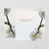 Lente Bliss/Huwelijk & Bloemen voor elke gelegenhe Kaart (Voorkant / Achterkant)