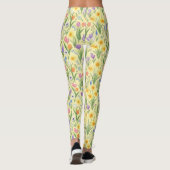 Lente Bloei Barst Patroon Leggings (Achterkant)