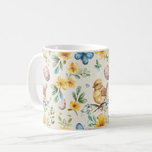 Lente Bloei Pasen 1 Koffiemok (Voorkant links)