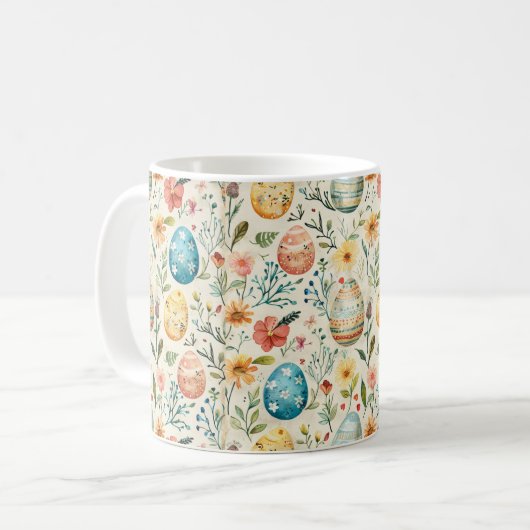 Lente Bloei Pasen 2 Koffiemok (Voorkant links)