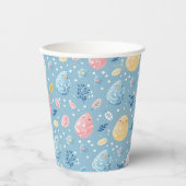 Lente Bloei Pasen 8 Papieren Bekers (Voorkant)