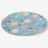 Lente Bloei Pasen 8 Papieren Bordje (Gekanteld)