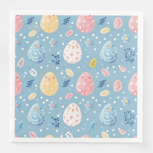 Lente Bloei Pasen 8 Servet (Voorkant)