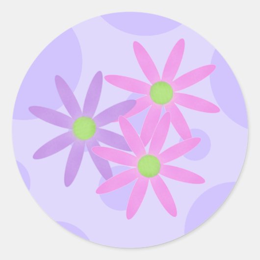 lente bloeit Stickers (Voorkant)