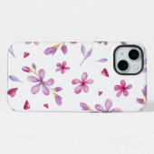 Lente bloem achtergrond iPhone hoesje (Achterkant horizontaal)