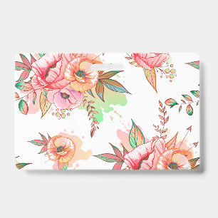 lente bloem badge