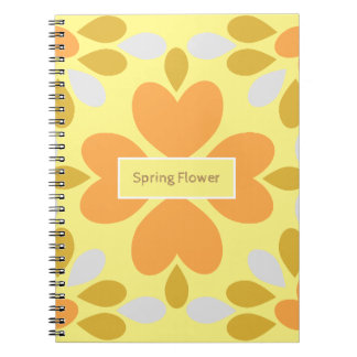 lente bloem bloemenpatroon notitieboek