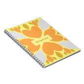 lente bloem bloemenpatroon notitieboek (Rechterzijde)