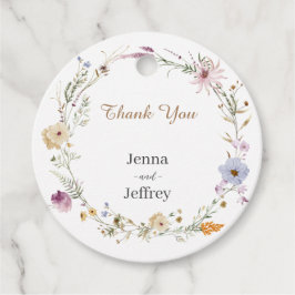 Lente Bloem Boho Bruiloft Dank u Bedankjes Labels