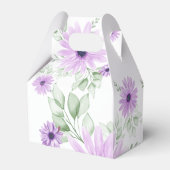 Lente Bloem Botanisch Patroon Kleurrijk Bedankdoosjes (Achterkant)